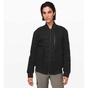LULULEMON Roam far wool bomber reversible jacket 6